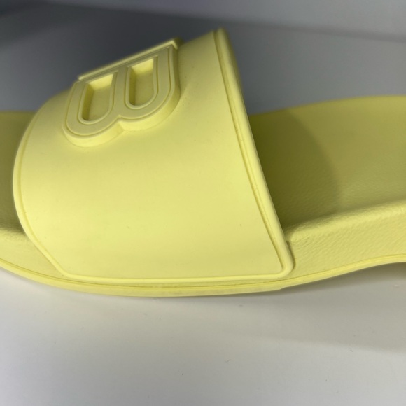 Balenciaga BB Logo Rubber Pool Wedge Slide Sandal Clog Heels - Picture 14 of 14